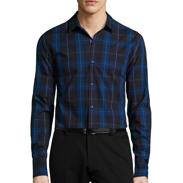 Jf J. Ferrar Long-sleeve Woven Dress Shirt