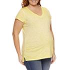 A.n.a Short Sleeve V Neck T-shirt-plus