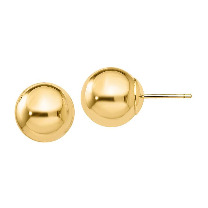 10mm Round Stud Earrings