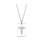 Personalized Medical Id Tag Pendant Necklace
