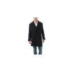 Men's Rough Selvedge Wool Blend Car Coat