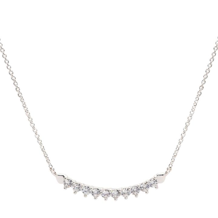 Sparkle Allure Sparkle Allure Silver Over Brass 20 Inch Chain Necklace