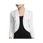 Rn Studio By Ronni Nicole 3/4-sleeve Pleated Bolero Shrug