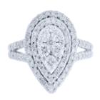 Limited Quantities! Womens 1 Ct. T.w. Round White Diamond 14k Gold Engagement Ring