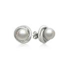 Sterling Silver Cultured Freshwater Pearl Earrings