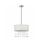 Safavieh Debutante 3 Light Chrome Beaded Adjustable Pendant