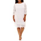Ronni Nicole 3/4 Sleeve Sheath Dress - Plus