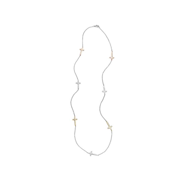 N/a Womens 24 Inch Sterling Silver Link Necklace