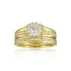 Limited Quantities 1 Ct. T.w. Diamond 14k Yellow Gold Bridal Ring Set