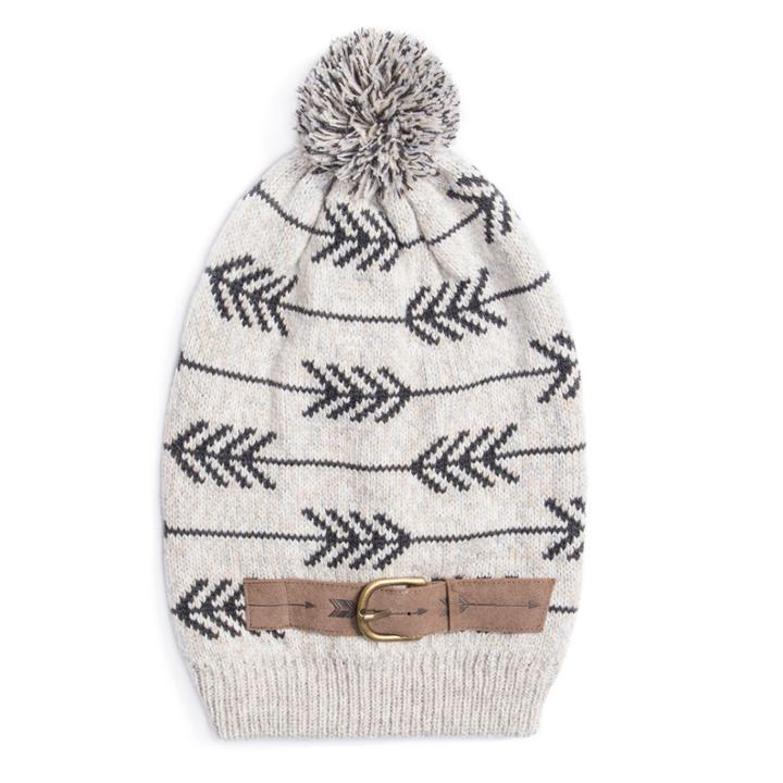Muk Luks Faux Fur Trim Beanie