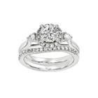 1 Ct. T.w Diamond 14k White Gold Bridal Set