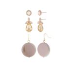 Mixit 3-pc. Pink Earring Sets