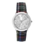 Mixit&trade; Womens Snowflake Plaid Watch