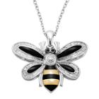 1/10 Ct. T.w. Diamond Bee Pendant Necklace