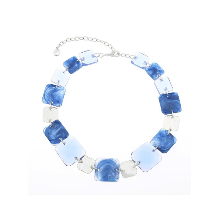 Gloria Vanderbilt Womens Blue Collar Necklace