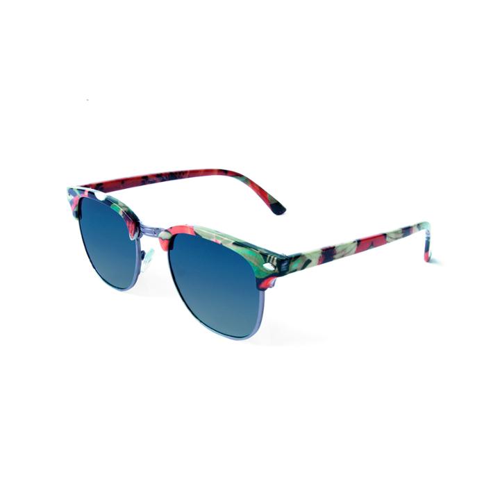 Tropical Retro Rectangle Sunglasses