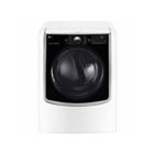 Lg 9.0 Cu. Ft. Mega Capacity Wi-fi Enabled Turbosteam Electric Dryer With On-door Control Panel - Dlex9000w