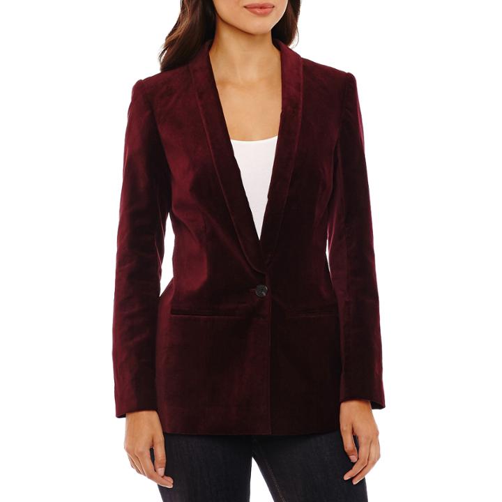 Bold Elements Velvet Blazer