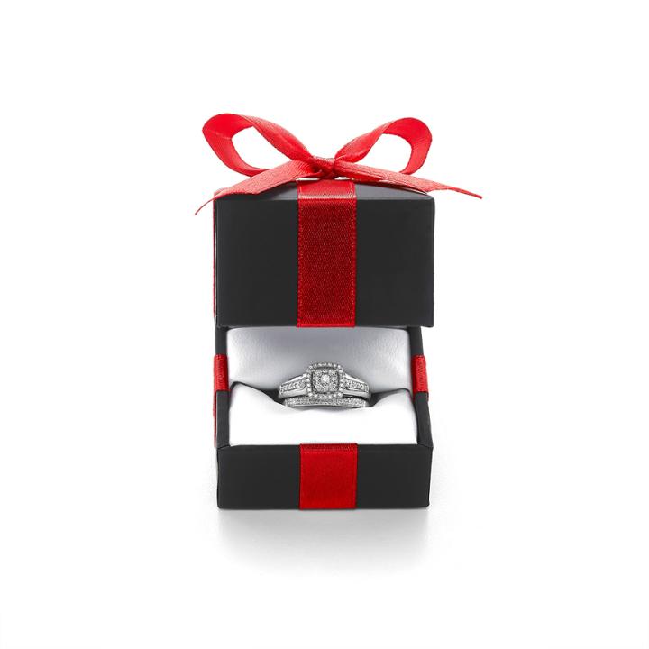 Womens 3/8 Ct. T.w. Genuine Round White Diamond Sterling Silver Platinum Engagement Ring