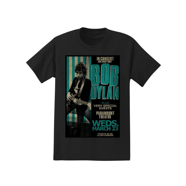 Short Sleeve Bob Dylan Graphic T-shirt