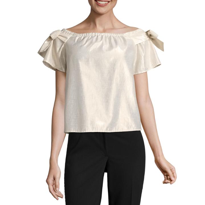 A.n.a Off The Shoulder Shine Top