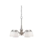 Filament Design 5-light Brushed Nickel Chandelier
