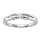 Promise My Love Womens 1/10 Ct. T.w. Genuine Round White Diamond 14k Gold Promise Ring