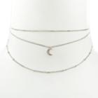 Carole Womens 3-pc. Clear Round Necklace Set