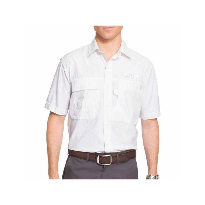 Izod Surfcaster Short Sleeve Button Front Shirt