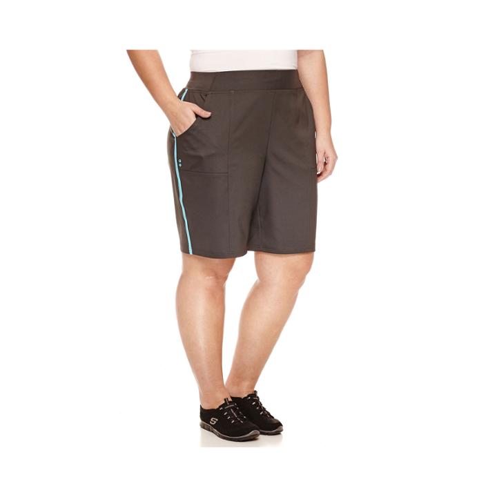 Made For Life Modern Fit Woven Bermuda Shorts-plus