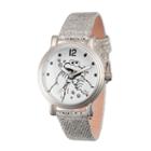 Sesame Street Womens Silver Tone Strap Watch-wss000013