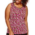 Worthington Sleeveless Chain-neck Top - Plus
