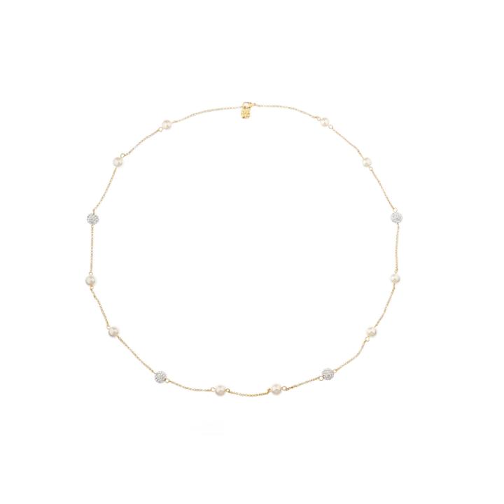 Monet Jewelry Womens White Strand Necklace