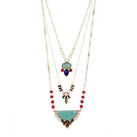 Mixit Tribal 3-necklace Set