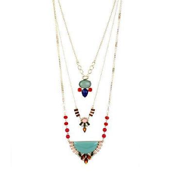 Mixit Tribal 3-necklace Set