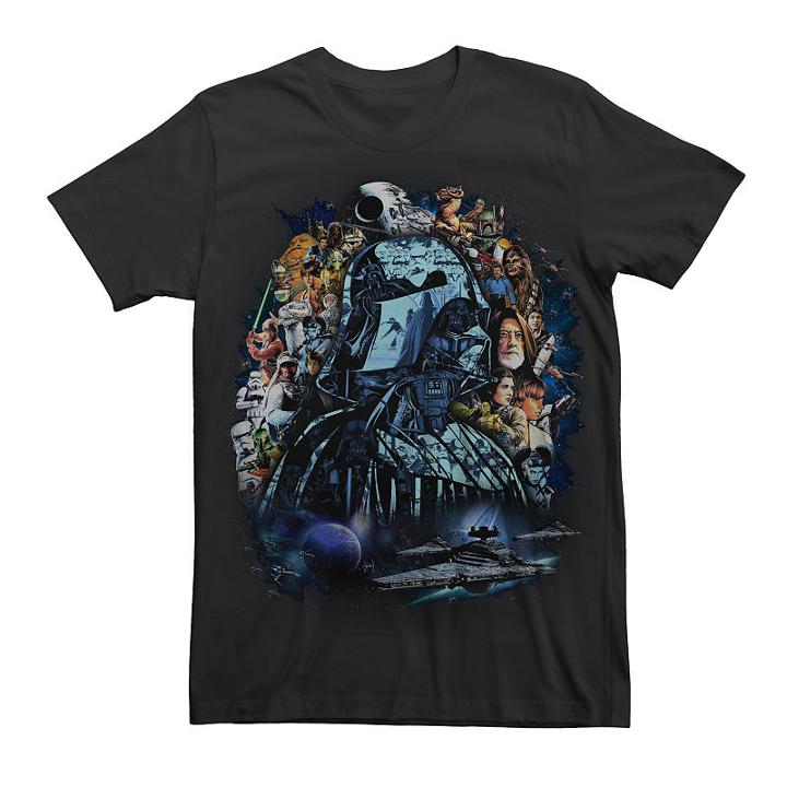 Star Wars Artistic Collage Graphic Tee