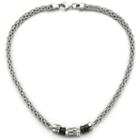 Men's Beaded Necklace Stainless Steel