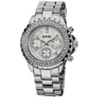 August Steiner Womens Silver Tone Strap Watch-as-8031ss
