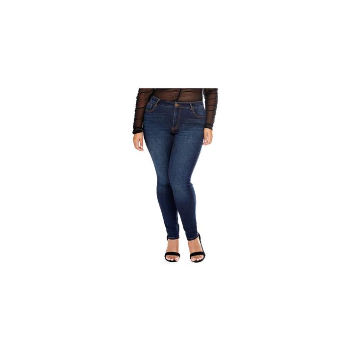 Fashion To Figure Lycra Beauty Premium Short Skinny Jeans - Plus
