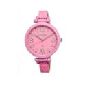 Crayo Womens Balloon Pink Leather-band Watch With Date Cracr0606