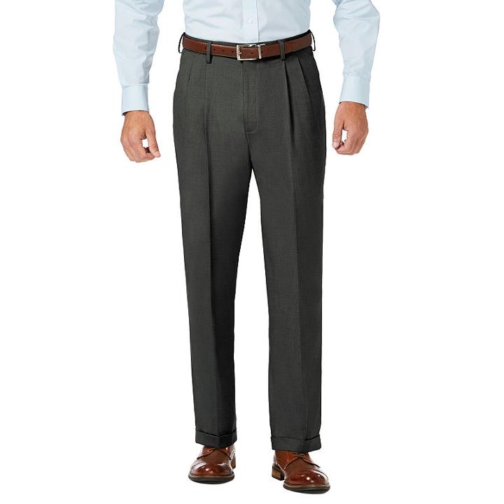 Haggar Jm Haggar Dress Pants Classic Fit Pleated Pants