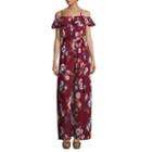 Secret Charm Sleeveless Floral Maxi Dress-juniors