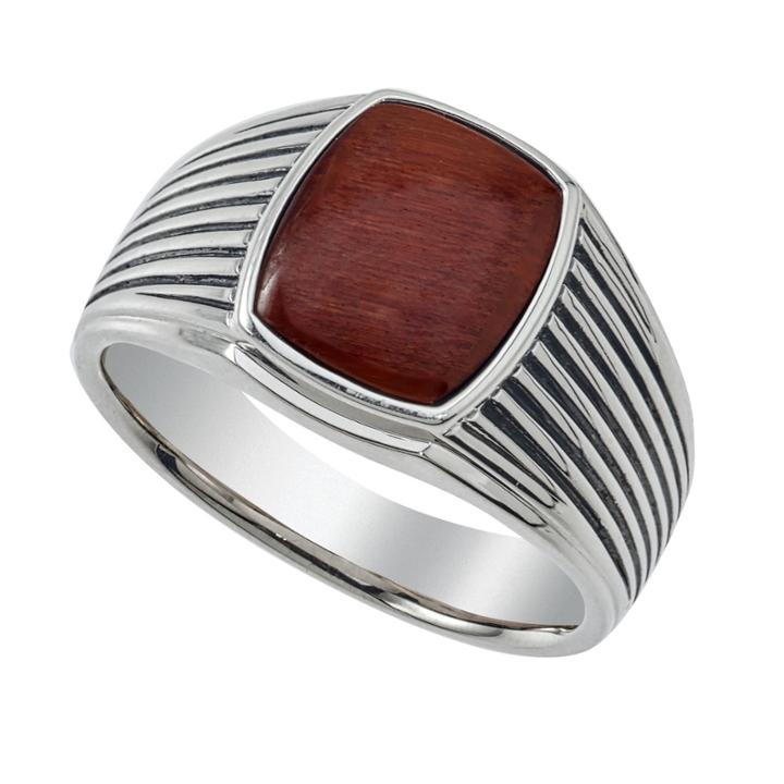 Mens Cushion Brown Tiger's Eye