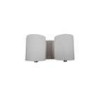 Hudson 2-light Silver Bath Vanity