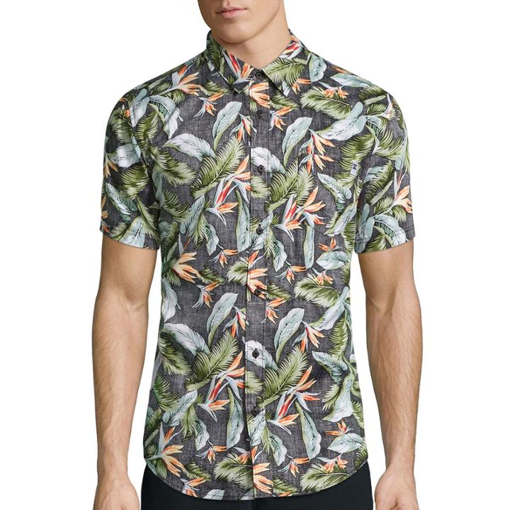 Dc Shoes Co. Short-sleeve Feather Fade Woven Shirt