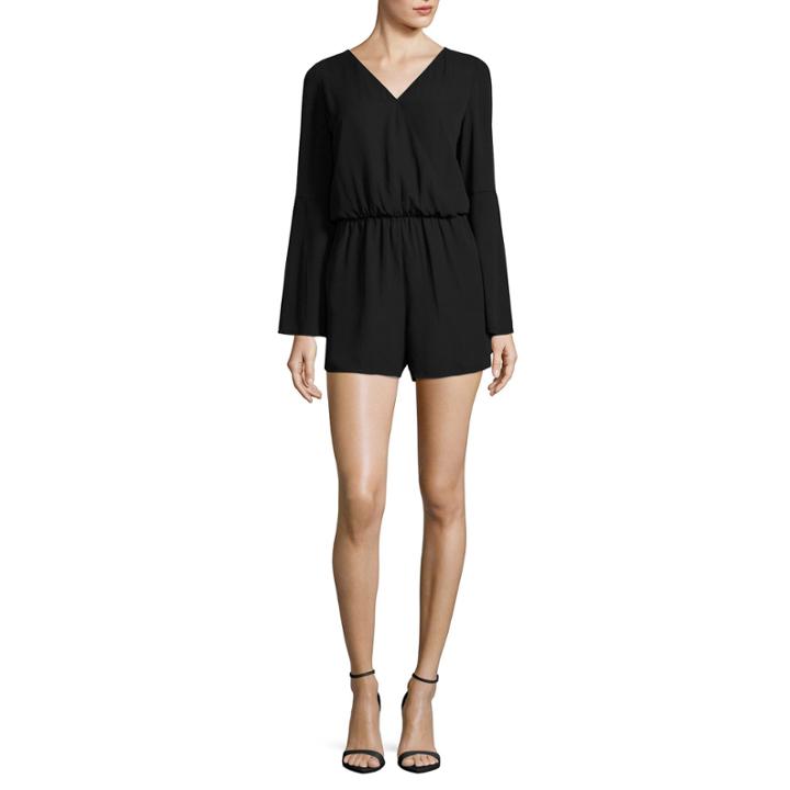 Decree Bell Sleeve Bell Sleeve Romper - Juniors