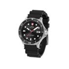 Swiss Military By Charmex Diving Mens Black Strap Watch-79292 9 E