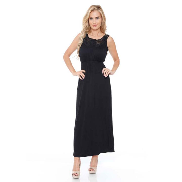 White Mark Katherine Sleeveless Maxi Dress