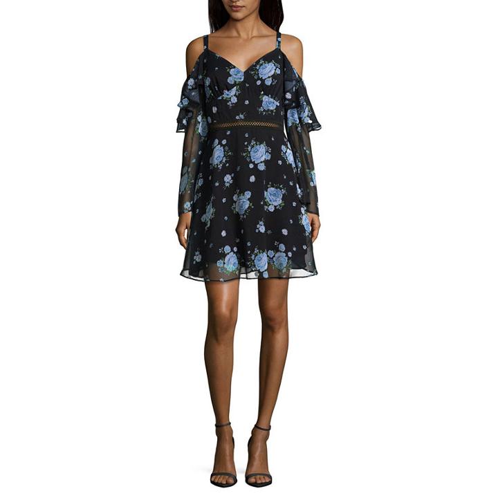 Disney Princess Sleeveless Floral Maxi Dress-juniors