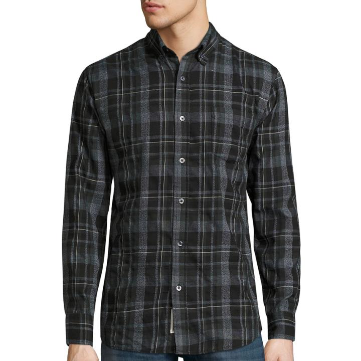 Lee Long Sleeve Plaid Button-front Shirt